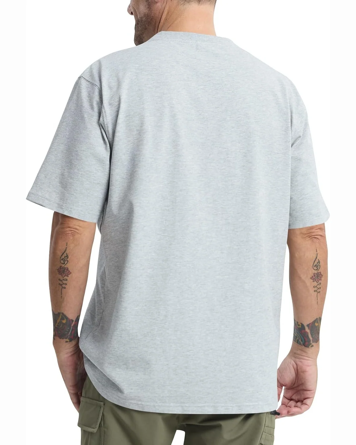 Heavyweight Pocket Tee in Charcoal, KECOLS