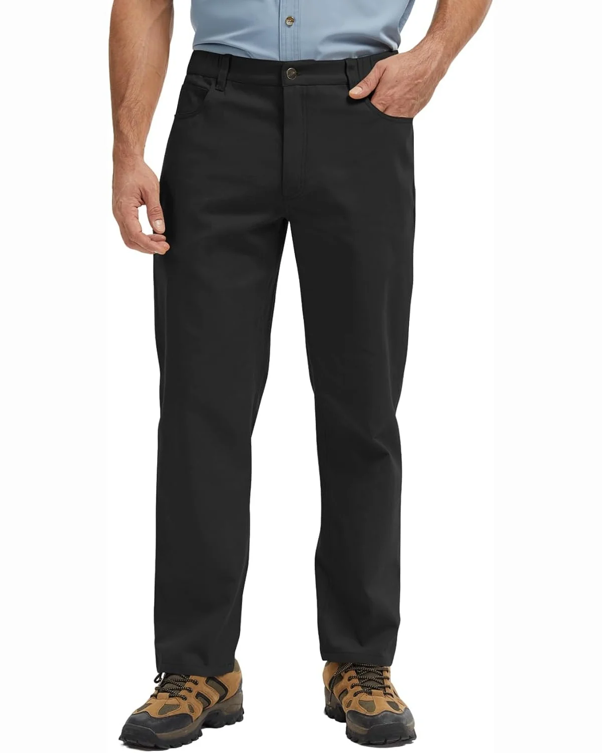 Canvas Work Pants in Black, KECOLS