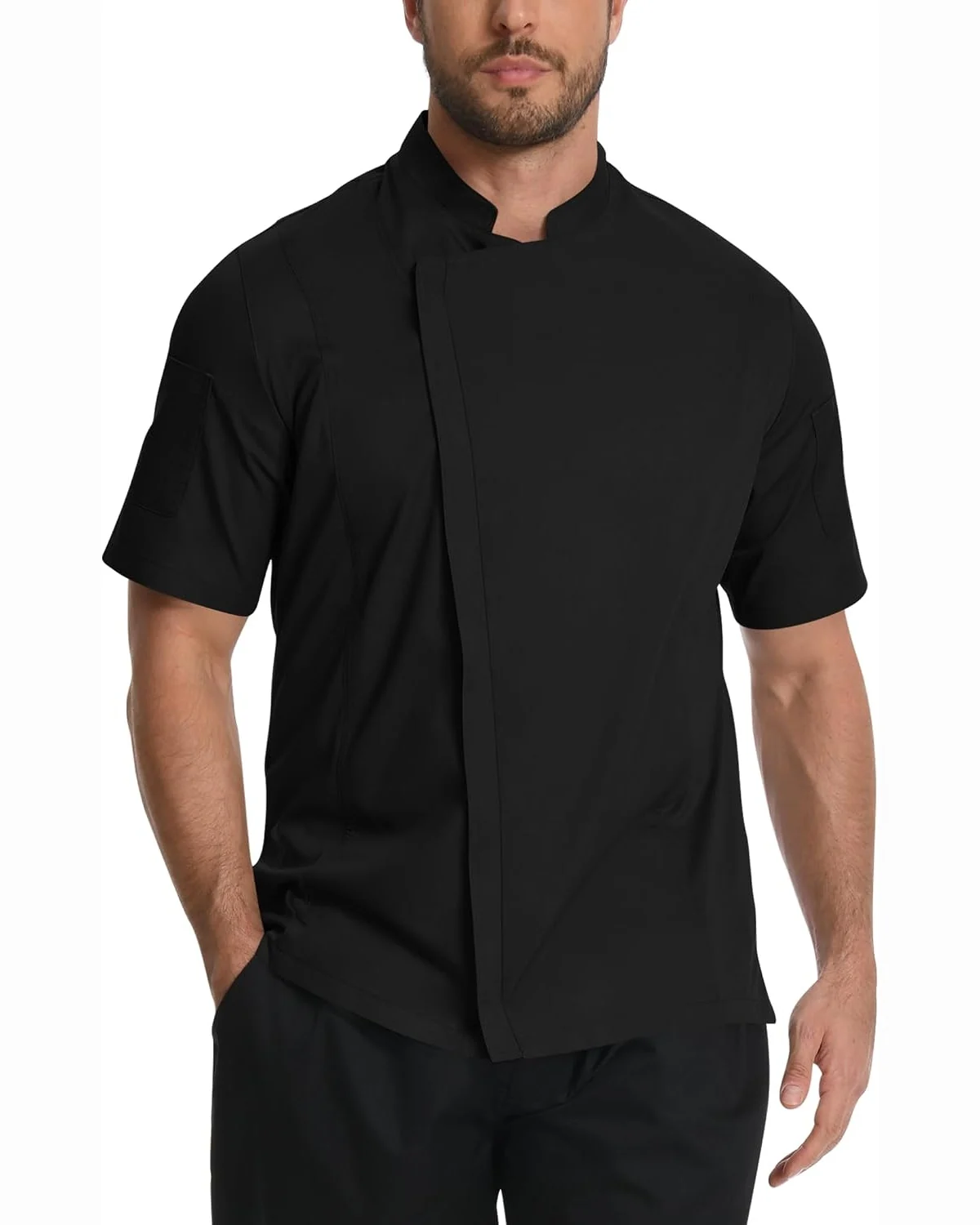 Chef Coat in Black, KECOLS