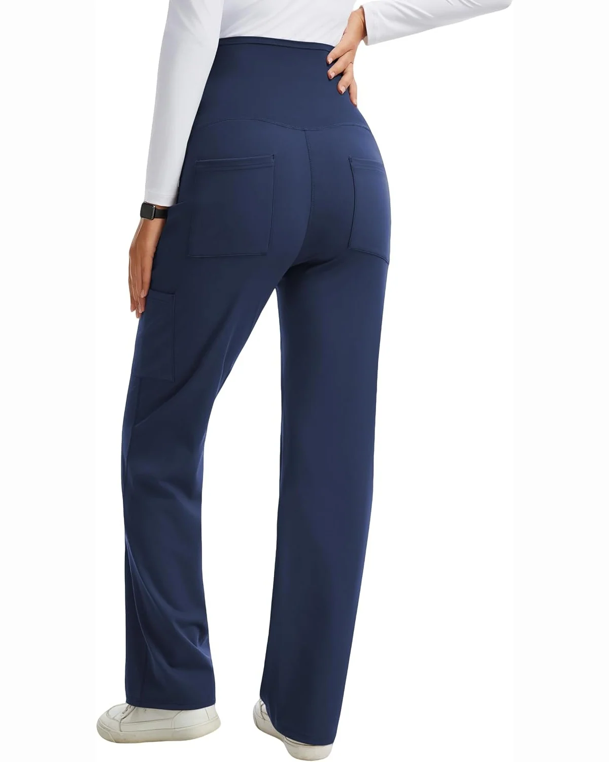 Maternity Scrub Pants in Navy, KECOLS