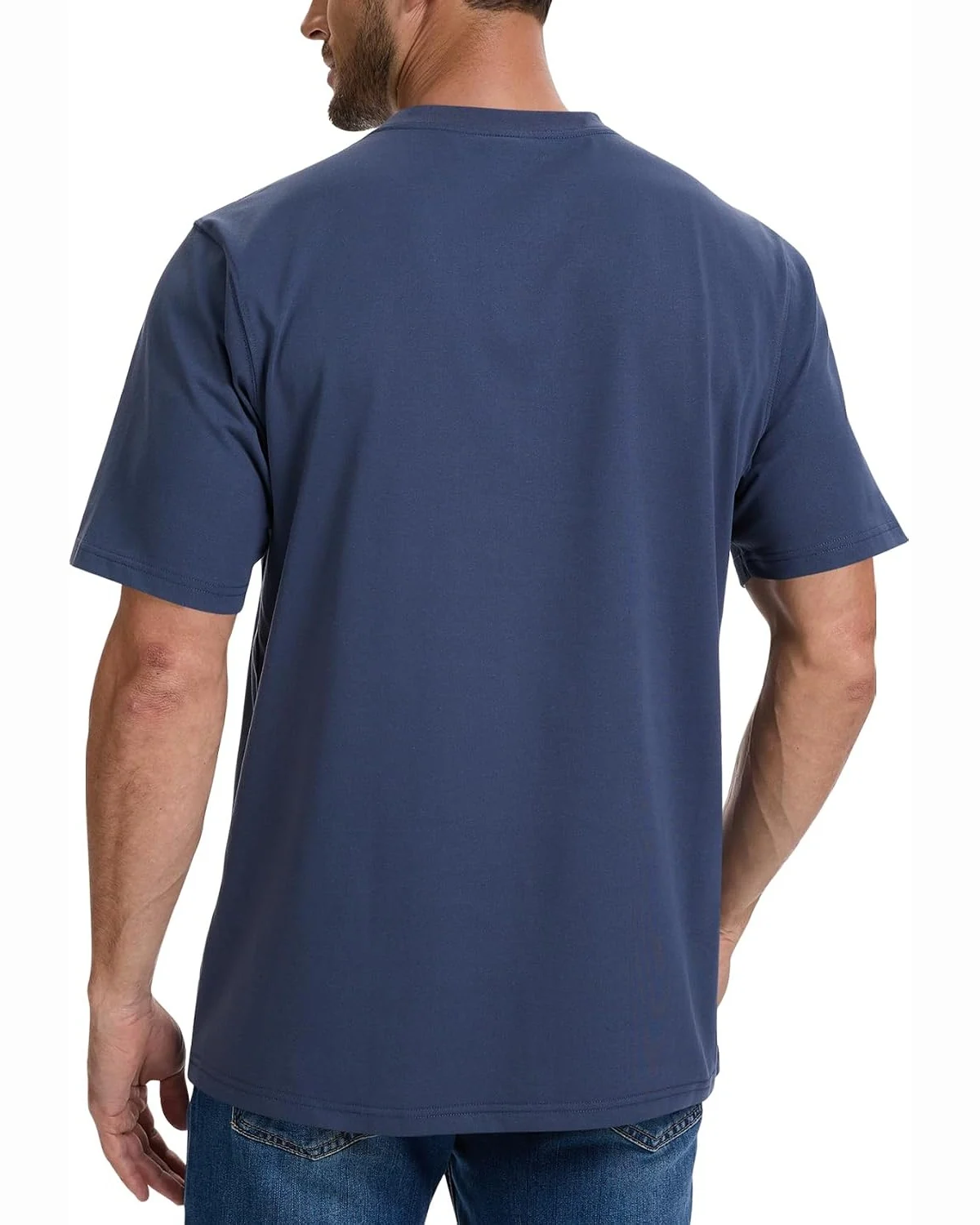 Heavyweight Pocket Tee in Lakeshore, KECOLS