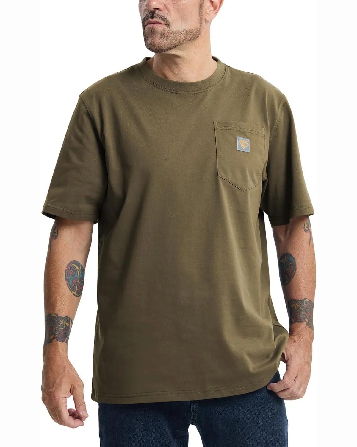 Thick Work Tee in Desert, KECOLS