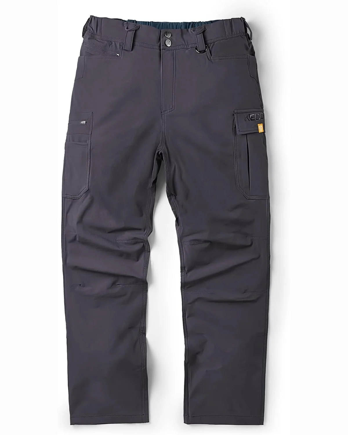 Technical Work Pants in Dark Gray, KECOLS