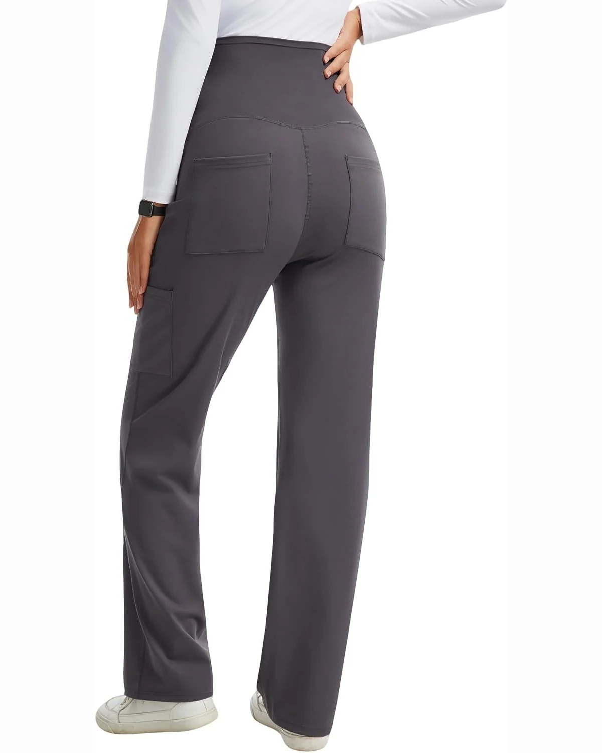 Maternity Scrub Pants in Grey, KECOLS