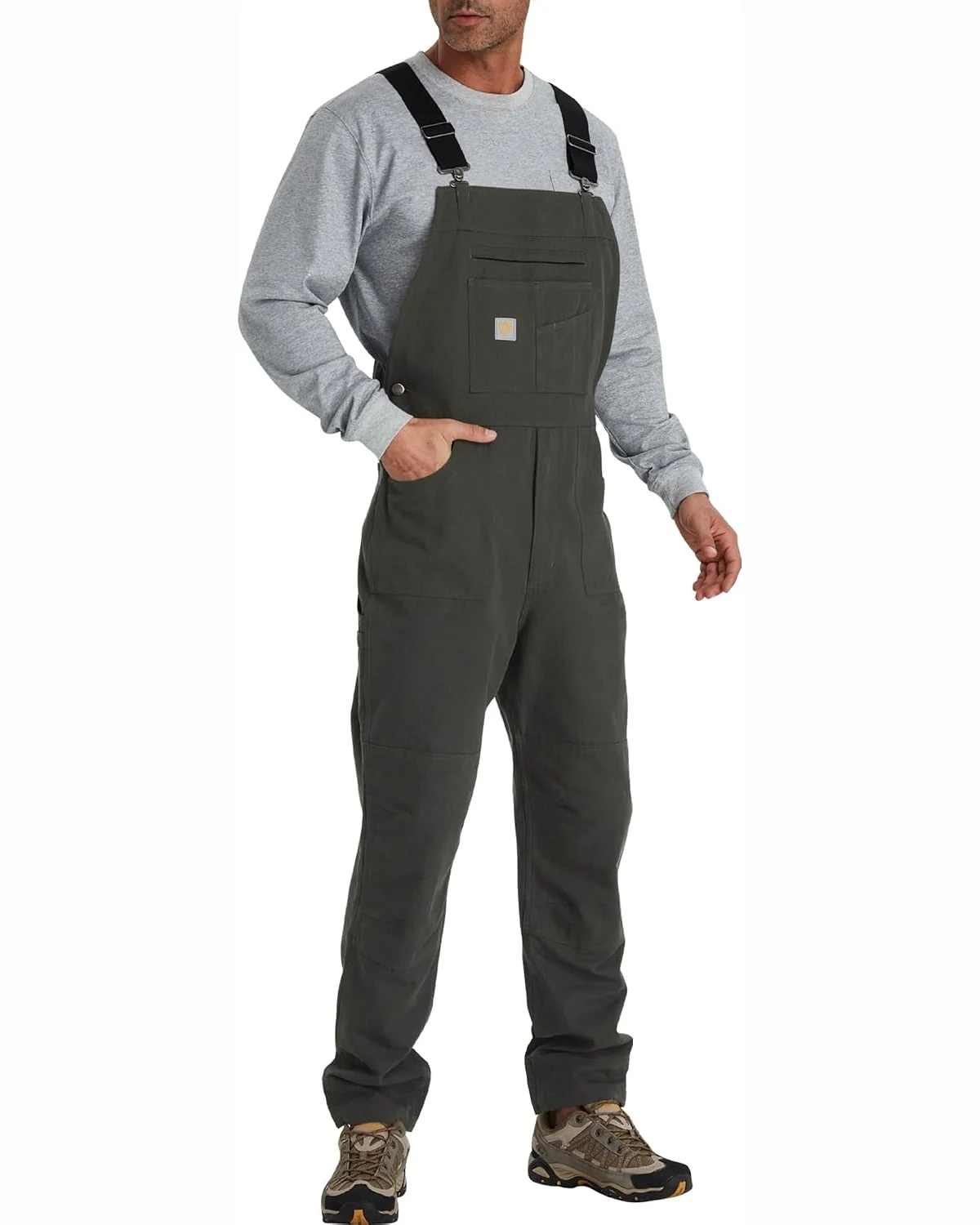 Duck Bib Overalls in Gravel, KECOLS