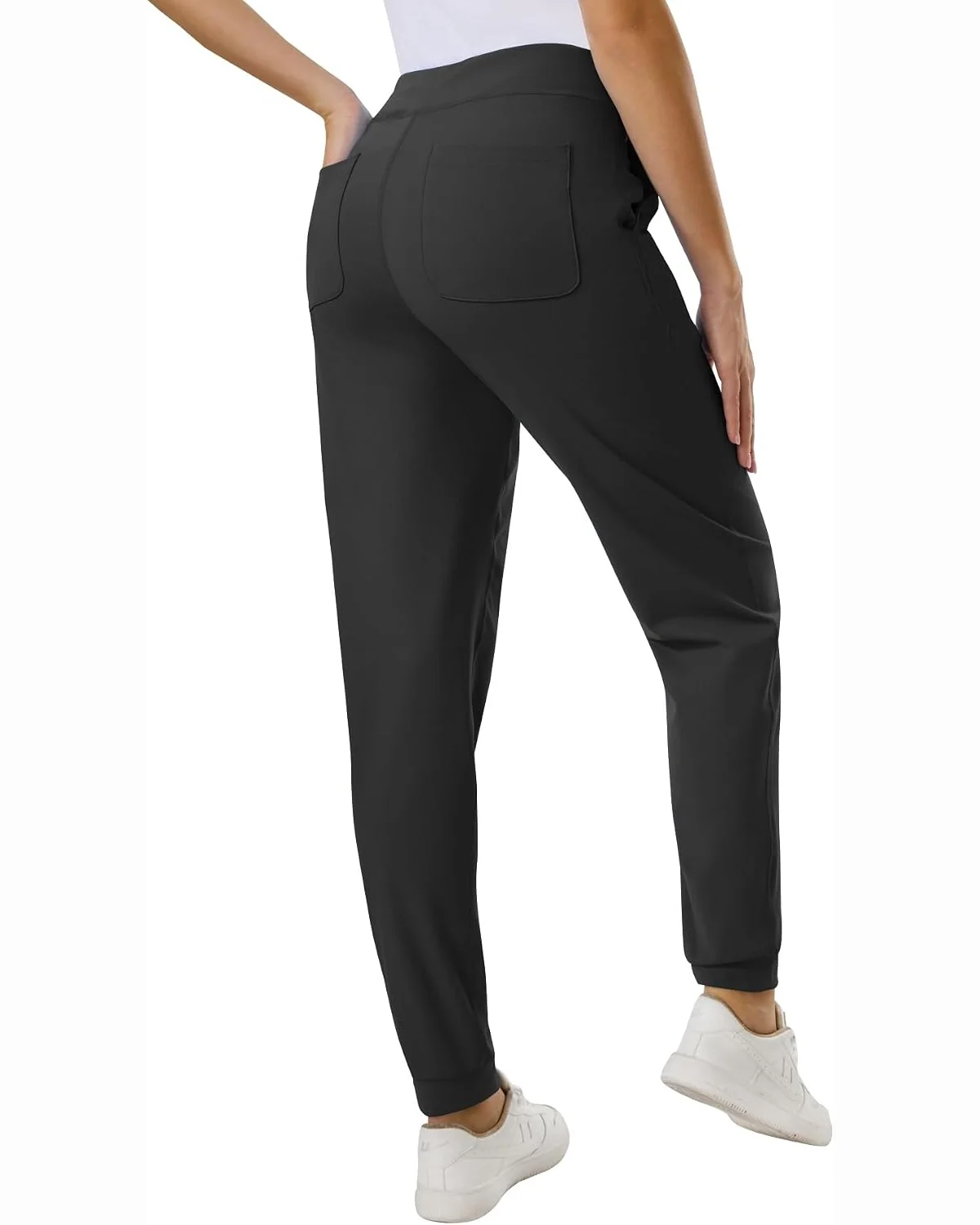 Jogger Scrub Pants in Black, KECOLS